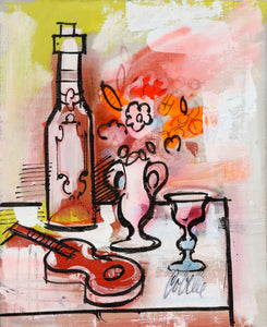 Still Life with Wine and Violin 6