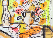 Still Life with Violin and Watermelon