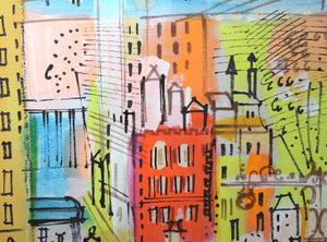 City Street Below Bridge 3