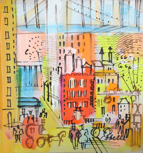 City Street Below Bridge 3