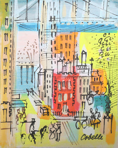 City Street Below Bridge 4