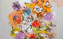 Vase with Flowers (Orange and Purple)