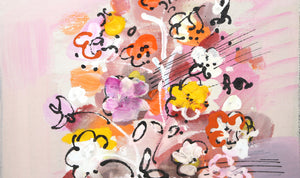 Vase with Flowers (Pink and White)