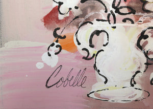 Vase with Flowers (Pink and White)