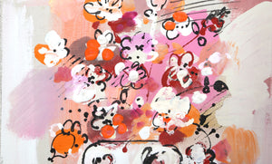 Vase of Flowers (Pink and Orange)