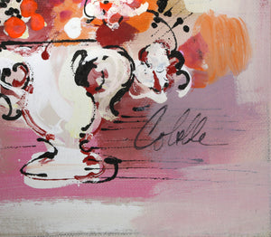 Vase of Flowers (Pink and Orange)