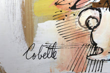 Vase with Flowers (Orange and Blue) 1