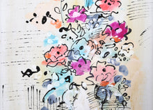 Vase with Flowers (Purple and Pink)