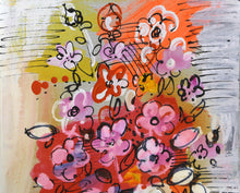 Vase with Flowers (Red and Orange)