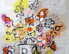 Vase with Flowers (Yellow and Pink) 2