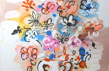 Vase with Flowers (Blue and Orange)