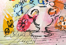 Pink Vase with Flowers