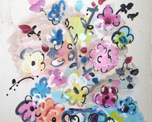 Vase with Flowers (Blue and Purple)