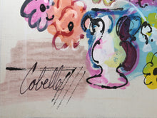 Vase with Flowers (Blue and Purple)