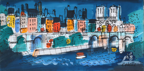 View of Notre Dame from Seine 2