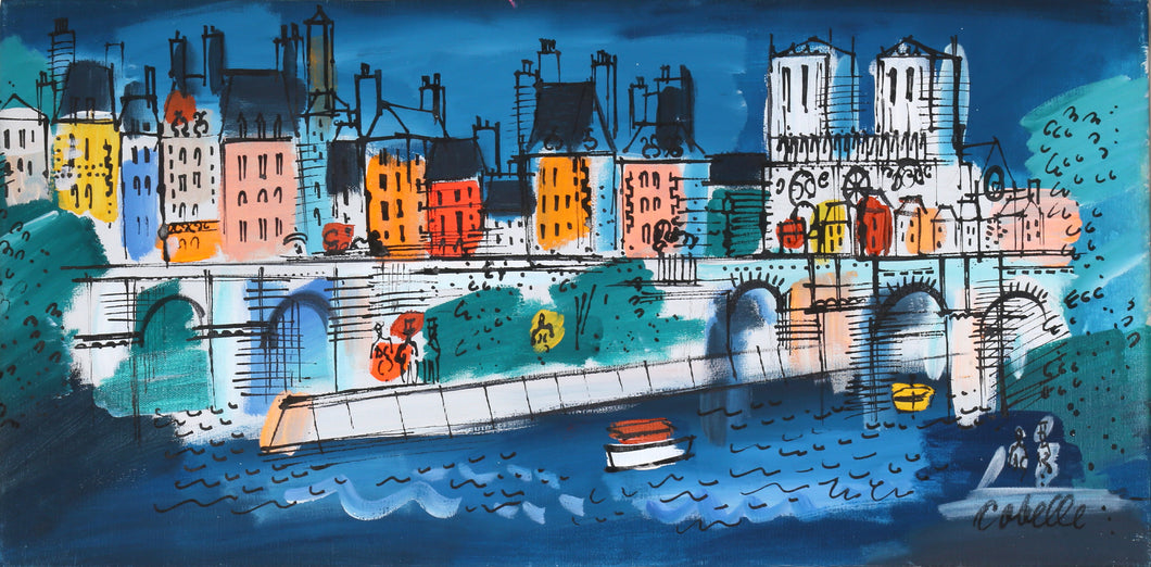 View of Notre Dame from Seine 2