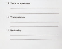 My Goals for One Year