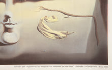 Apparition d'un visage et d'un compotier sur une plage