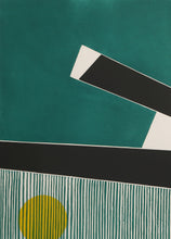 Green and Yellow Composition