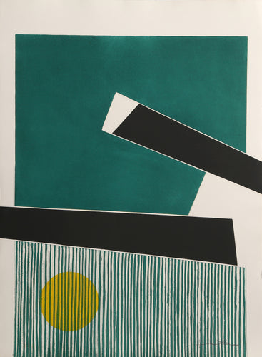 Green and Yellow Composition