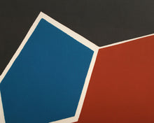 Red, Blue and Black Composition