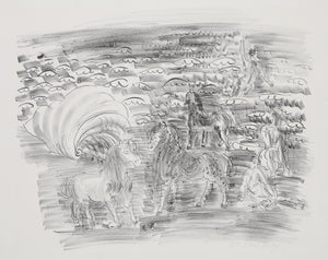 Little Horses, Bathers and Seashell Petits Chevaux, Baigneuses et Coquillage