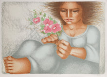 Figura con flores