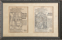 Diptych from First Edition of The Ship of Fools