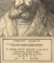 Portrait de Frederic III, Electeur de Saxe