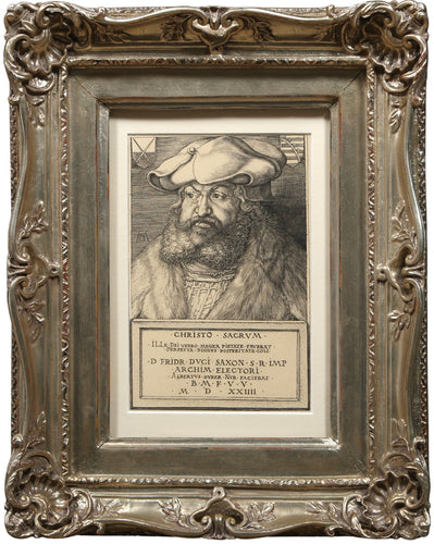 Portrait de Frederic III, Electeur de Saxe