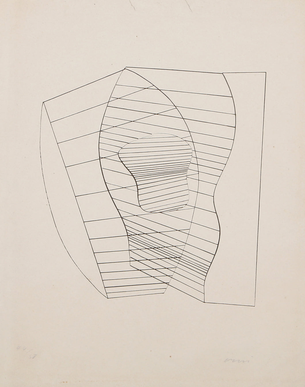 Abstraction II (plate, folio 11) from 23 Gravures