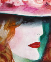Flower hat Lady