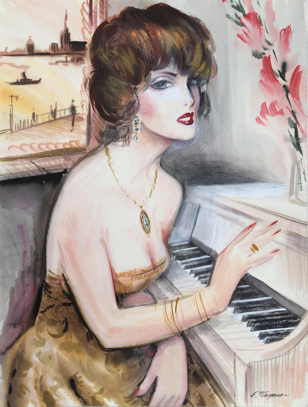 Woman at Piano