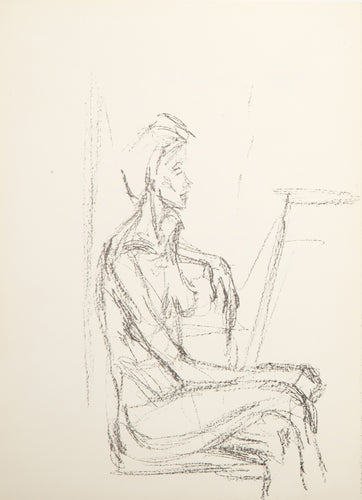 Profile Of Seated Woman Derriere Le Miroir no. 127