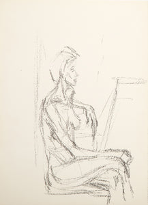 Profile Of Seated Woman Derriere Le Miroir no. 127