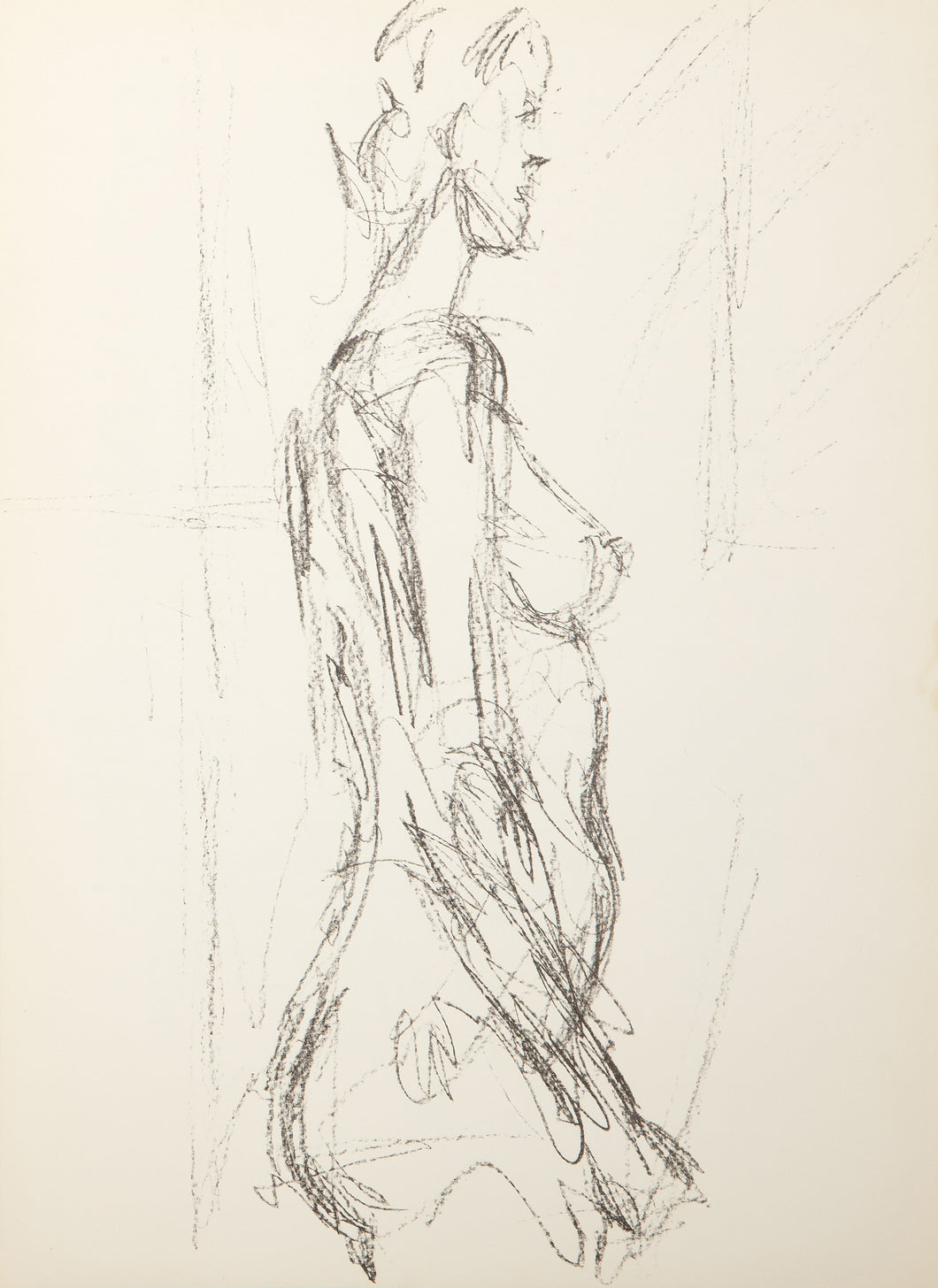 Profile Of Standing Woman Derriere Le Miroir no. 127