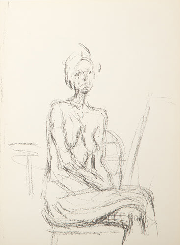 Seated Figure Study Derriere Le Miroir no. 127