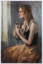 Woman with Cat