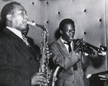 Charlie Parker and Miles Davis