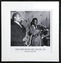 Charlie Parker and Miles Davis