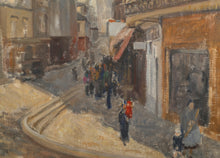 Paris Street with Notre Dame