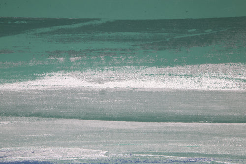 Seascape in Blue, Grey, Green and Purple