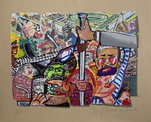 Saskia Down the Metro