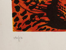 Blue Rose and Red Sky