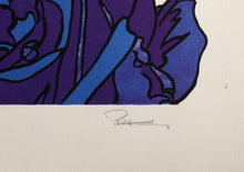 Blue Rose and Red Sky