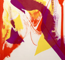 Composition in Purple, Red and Yellow