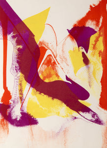 Composition in Purple, Red and Yellow