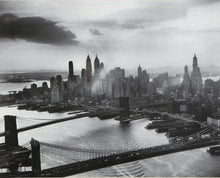 East River and Foggy New York