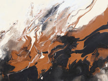 Brown and Black Abstract
