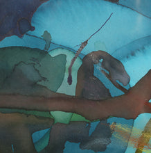 Abstract Blue Composition